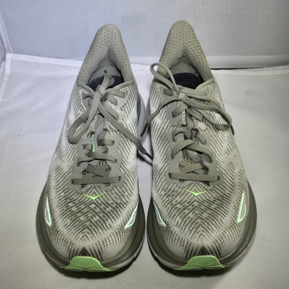 Hoka One One Clifton 9 OliveHaze/Mercury Running Shoe Women Size 7B 1127896OHMR - Picture 2 of 5